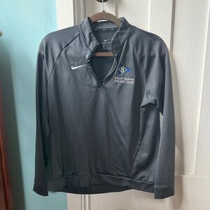 Nike Men's Black Quarter-Zip Sweater